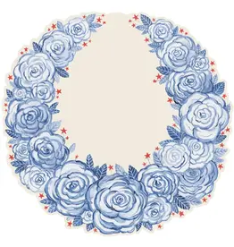 Hester & Cook Die-cut American Floral Wreath Placemat