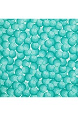 Mens Golf Balls Print Polo Aqua