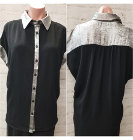 Robyn Metallic Trim Top