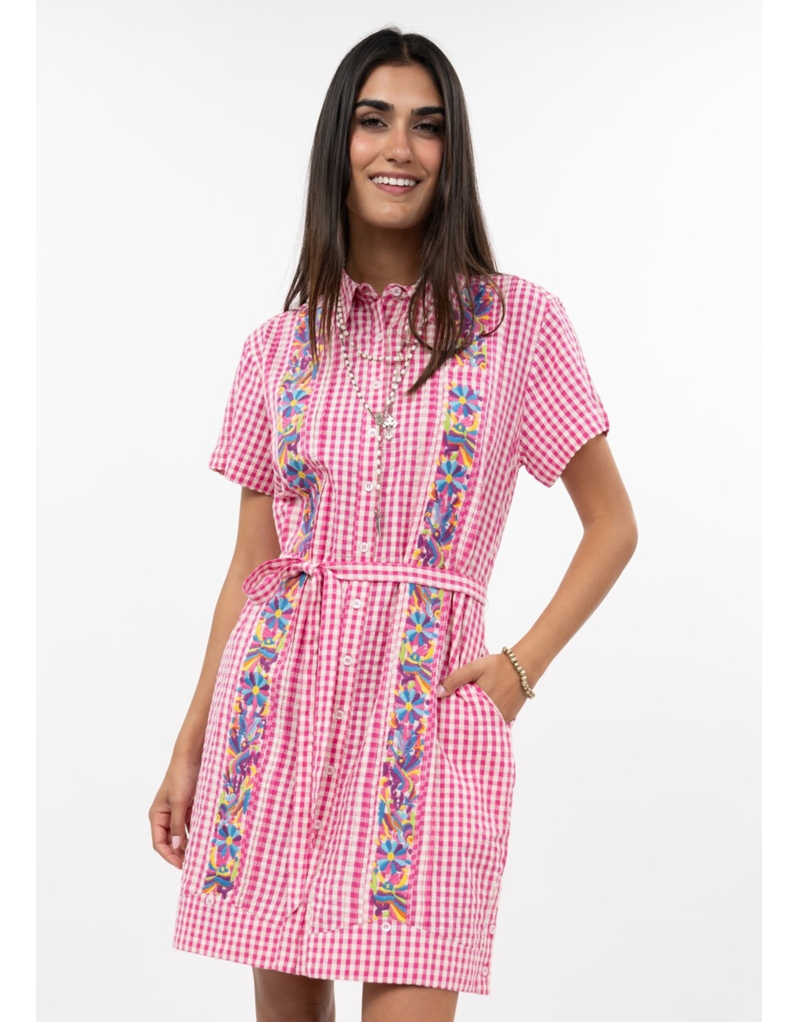 Sister Mary Sister Mary Dominga Dress Pink Check