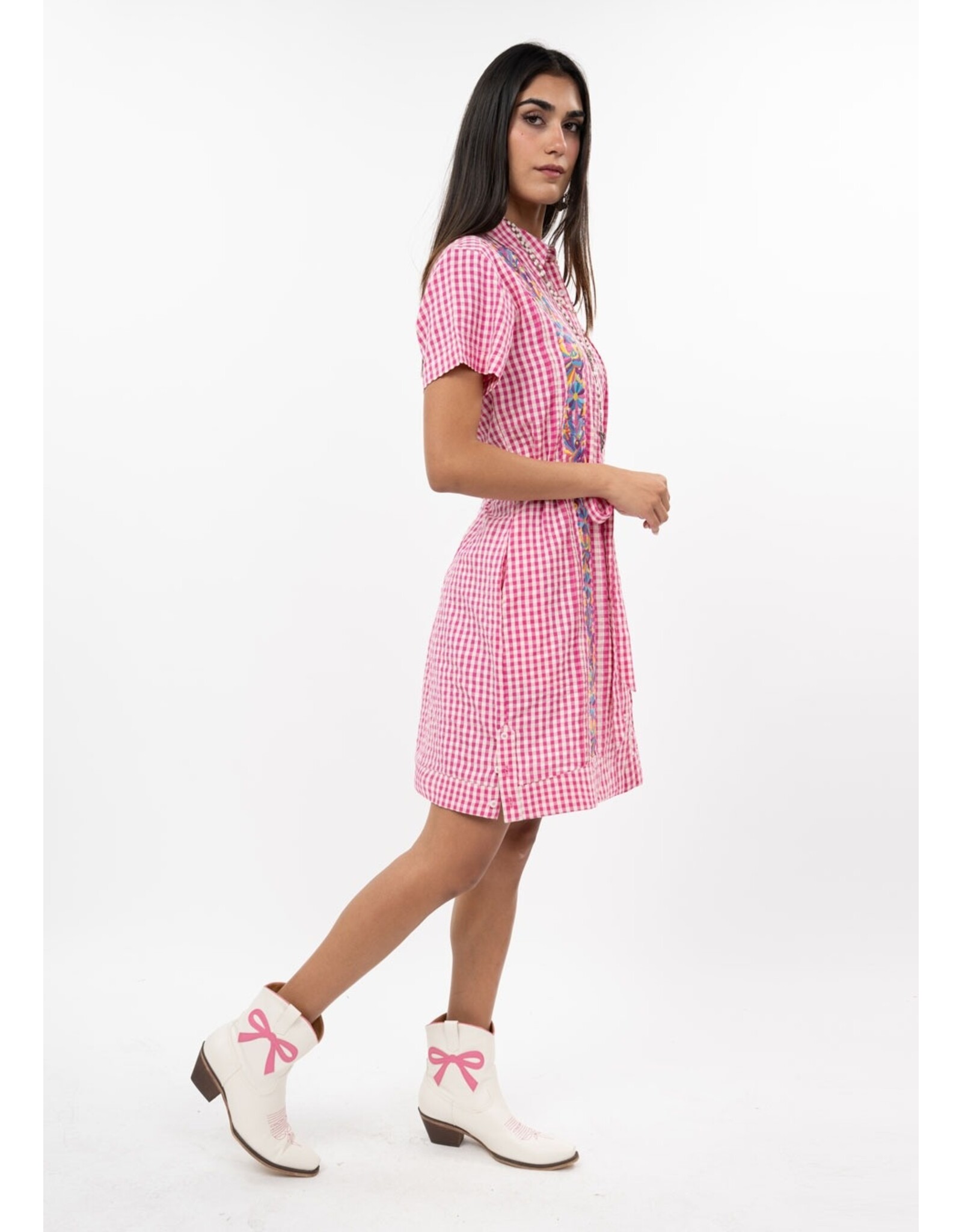 Sister Mary Sister Mary Dominga Dress Pink Check