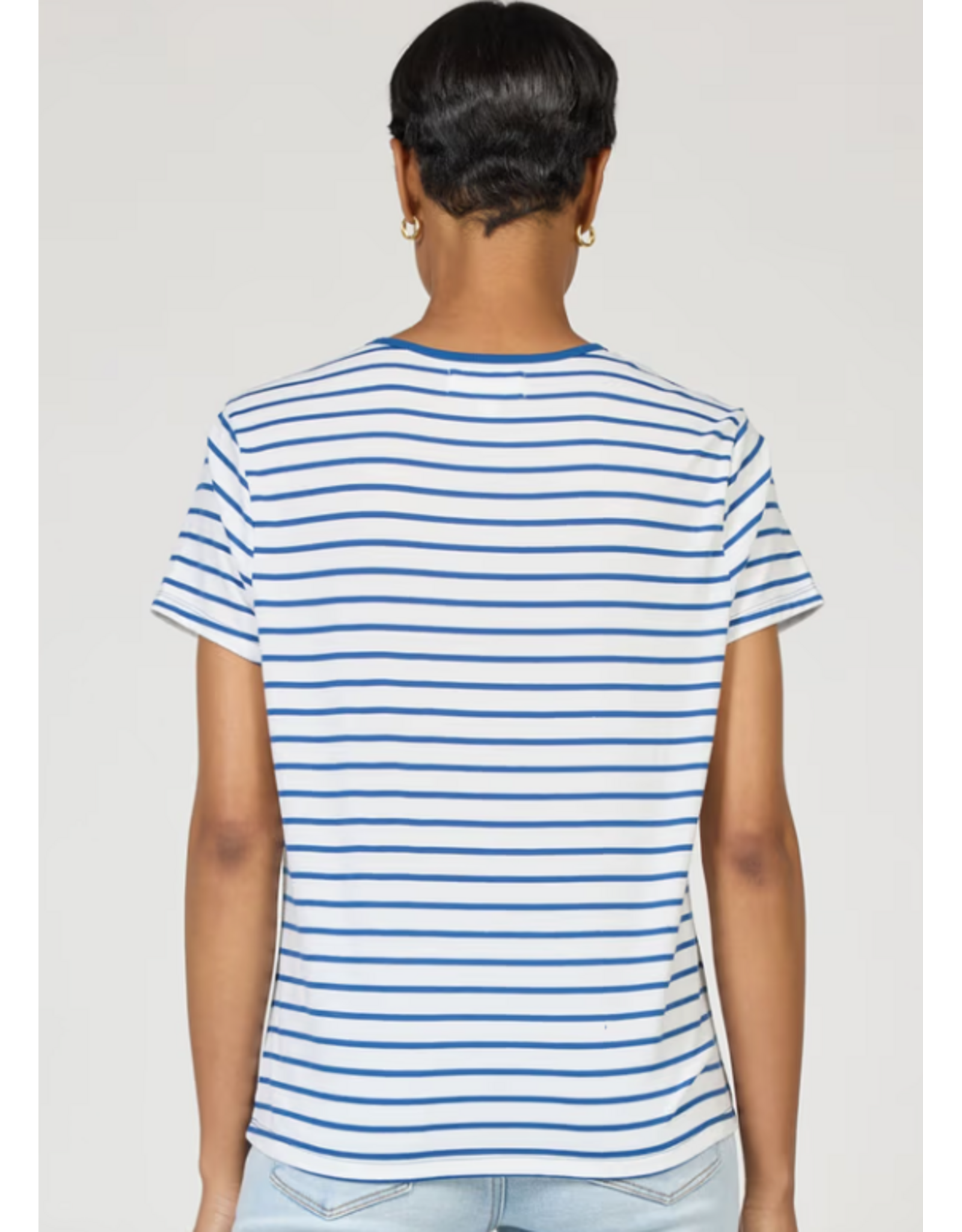 Dear John Denim Dear John Unity Short Sleeve Top Riviera Stripe