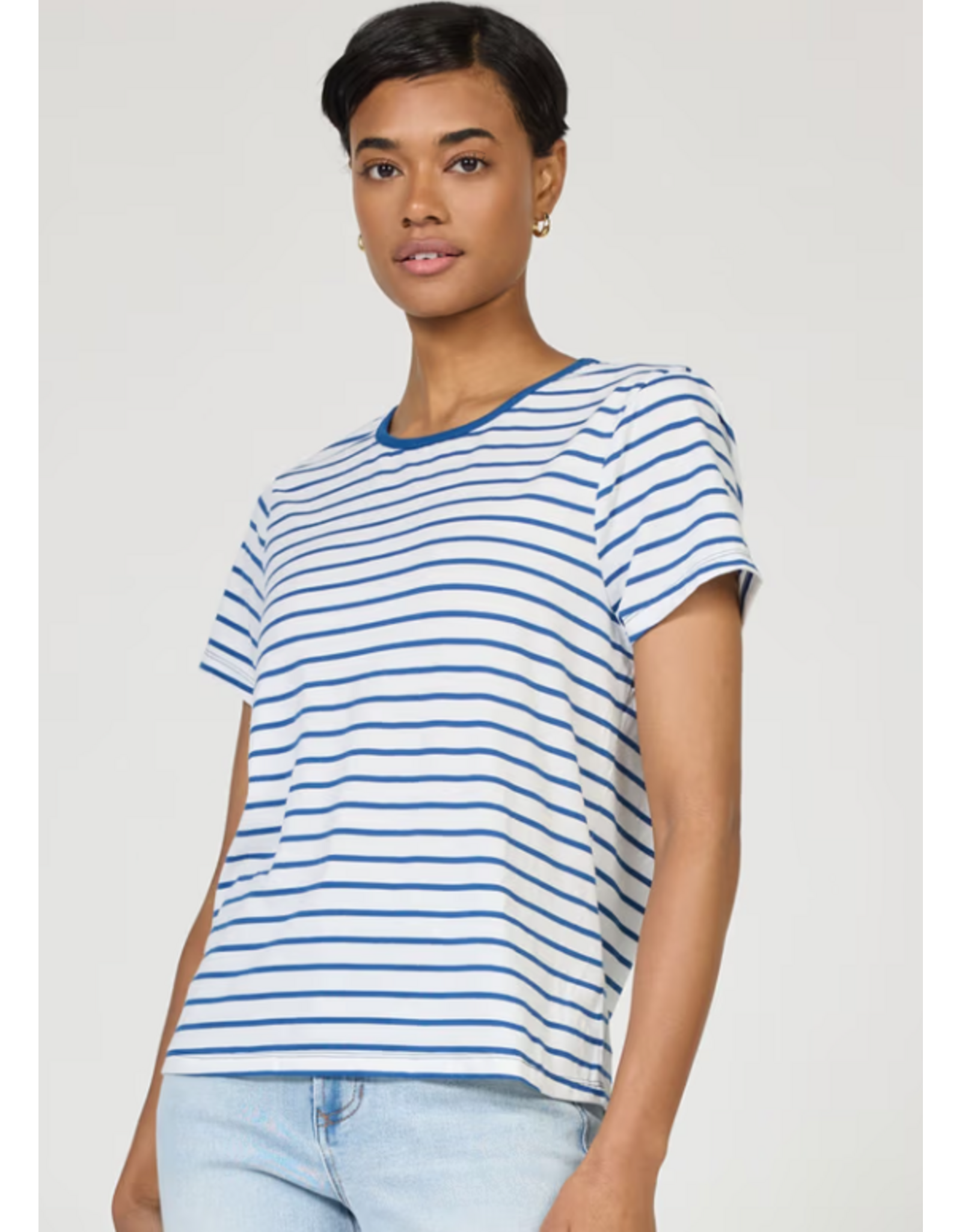 Dear John Denim Dear John Unity Short Sleeve Top Riviera Stripe