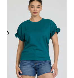 Dear John Denim Dear John Meredith Ruffle Cuff Top Mediterranean