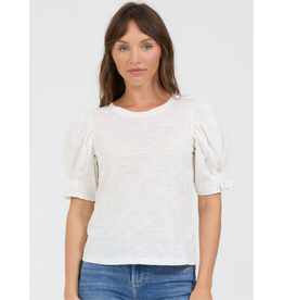 Dear John Denim Dear John Kyle Short Sleeve Top Off White