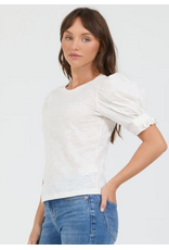 Dear John Denim Dear John Kyle Short Sleeve Top Off White