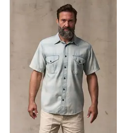 Filson Filson Short Sleeve Lightweight Alaskan Guide Shirt Indigo Plaid