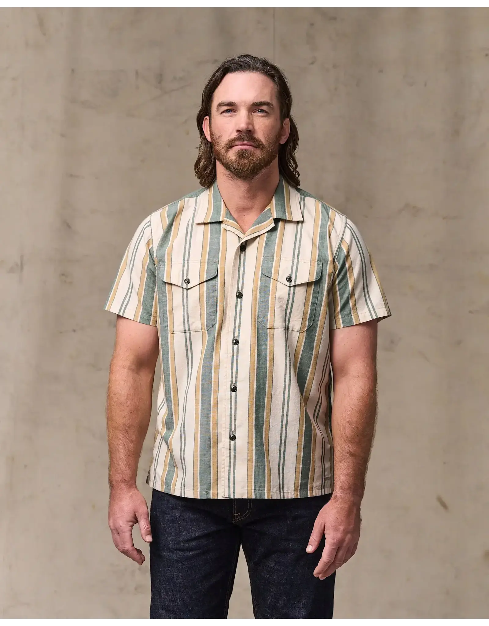 Filson Filson Chambray Camp Shirt Natural/Khaki