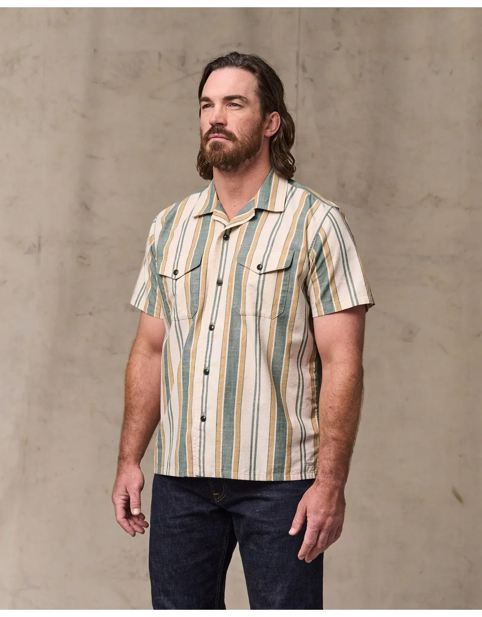 Filson Filson Chambray Camp Shirt Natural/Khaki