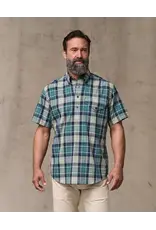 Filson Filson Short Sleeve Madras Popover Shirt Gray/Teal