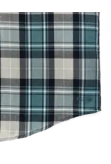 Filson Filson Short Sleeve Madras Popover Shirt Gray/Teal