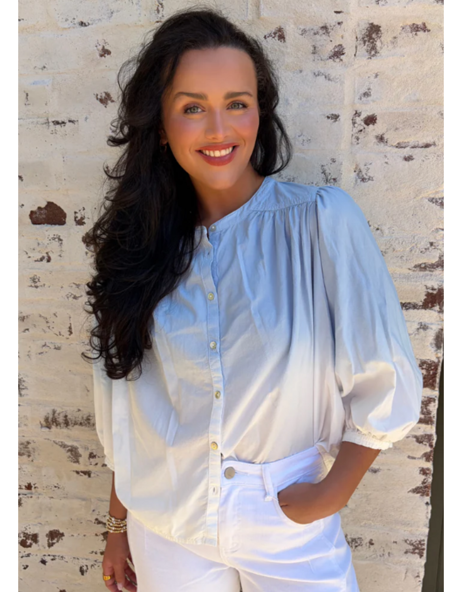 Dear John Denim Dear John Wilma Ombre Top Cloudy Skyway