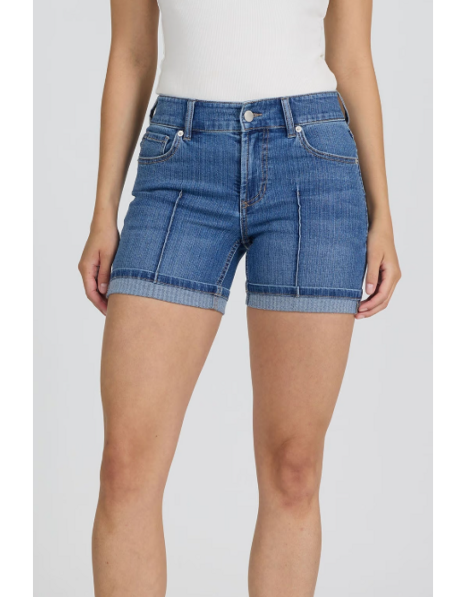 Dear John Denim Dear John Julian High Rise Cuffed Shorts Abbey Road
