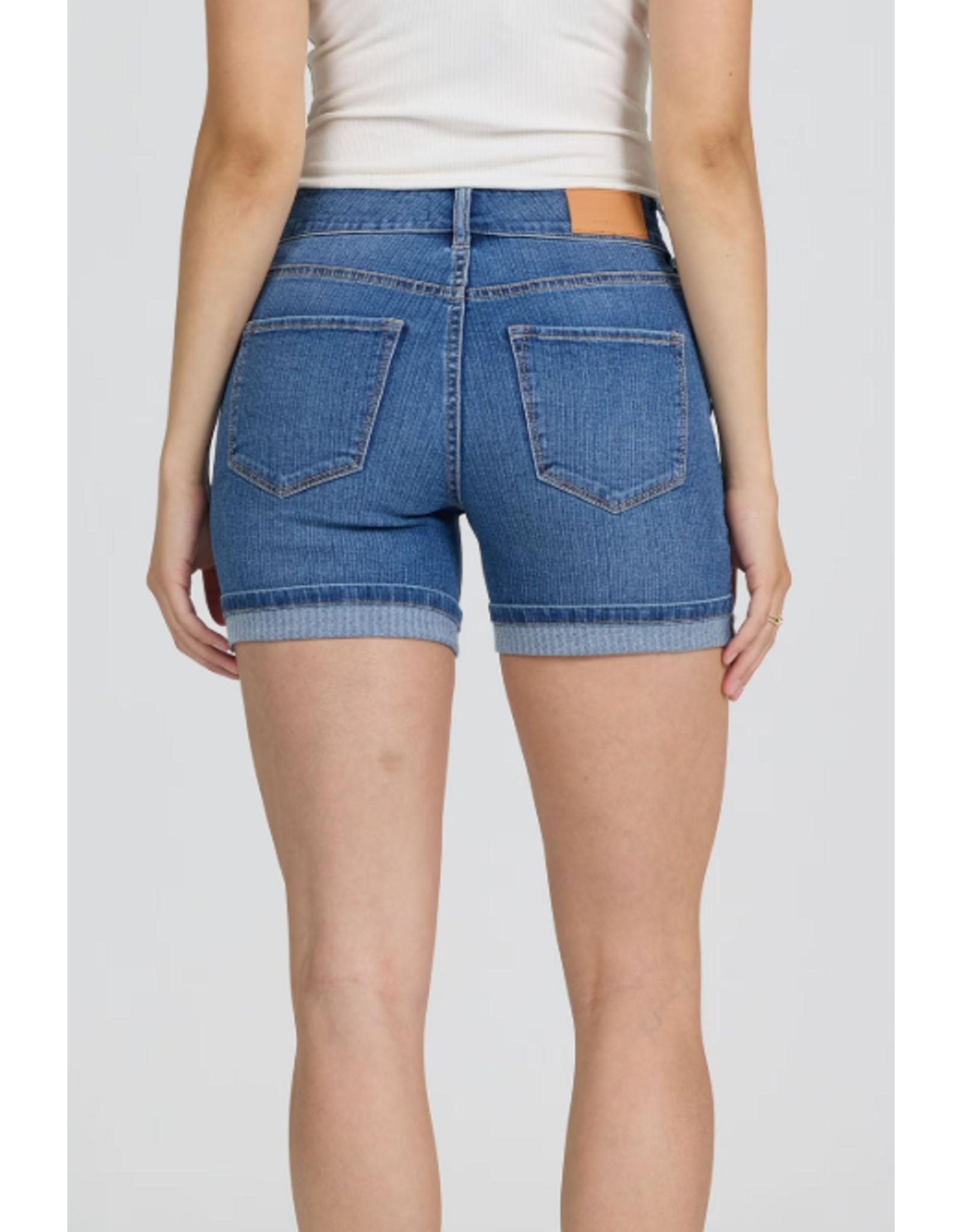 Dear John Denim Dear John Julian High Rise Cuffed Shorts Abbey Road