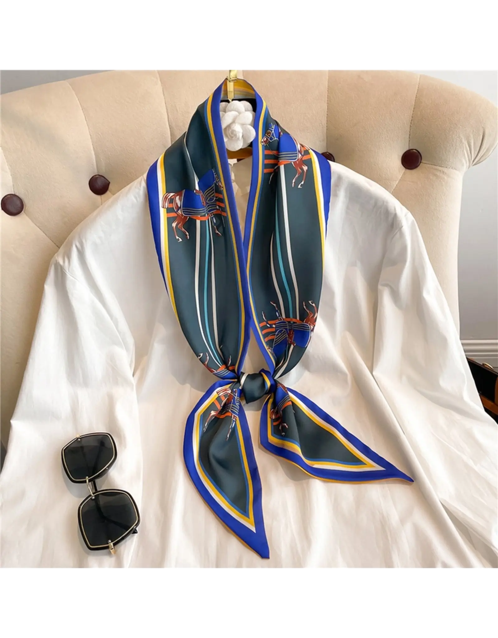 Double Sided Skinny Scarf