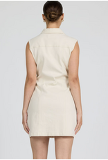 Dear John Denim Dear John Saira Sleeveless Mini Dress Wheat