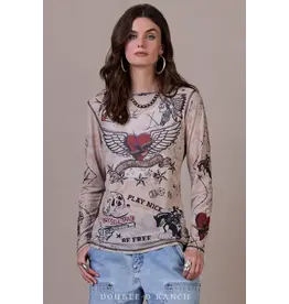 Double D Ranch Double D Ranch Heart on My Sleeve Tee