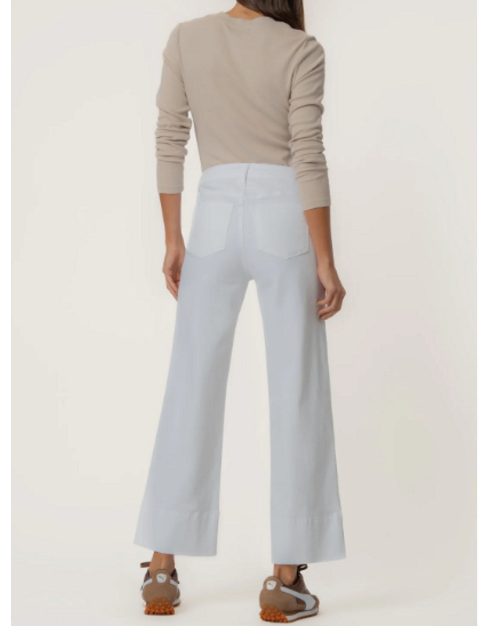 Kut from the Kloth / STS Blue KUT Meg High Rise Front Pin Tuck Optic White