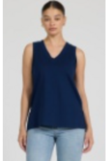 Dear John Denim Dear John Laurel V-Neck Tank Black Iris
