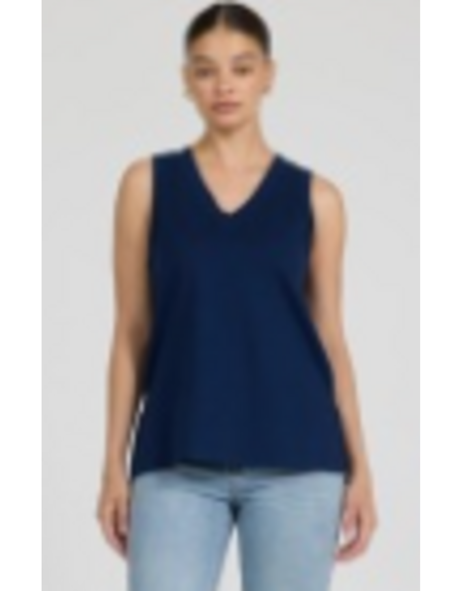 Dear John Denim Dear John Laurel V-Neck Tank Black Iris
