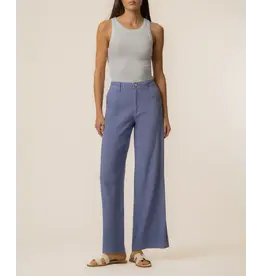 Kut from the Kloth / STS Blue KUT Meg Linen High Rise Wide Straight Leg Cornflower