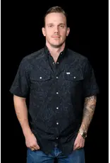 Ferrell Carson Short Sleeve Snap Shirt Black