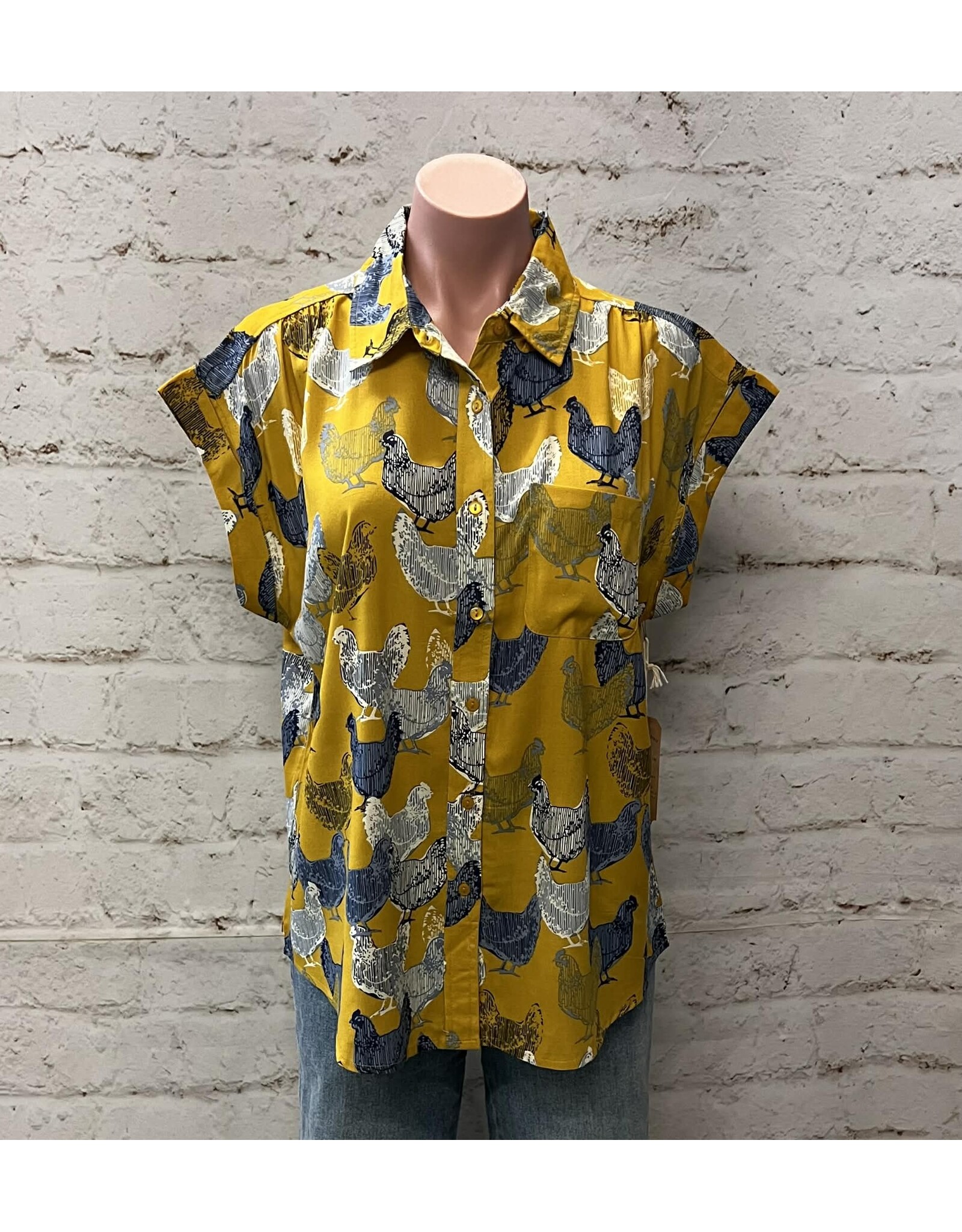 The Hen of the Woods Camp Shirt