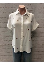 Wild & Lucky Brown Camp Shirt