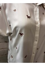 Wild & Lucky Brown Camp Shirt