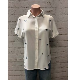 Wild & Lucky Blue Camp Shirt