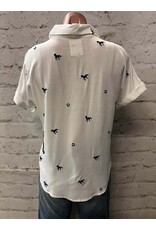 Wild & Lucky Blue Camp Shirt