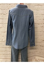 The Elsie Pearl Snap Denim Shirt