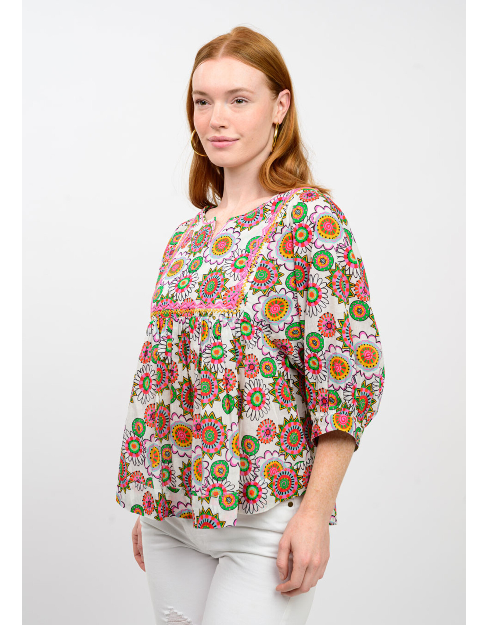 Ivy Jane Ivy Jane Abundant Colors Top Multi