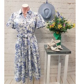 Birdie Blue Floral Midi Dress