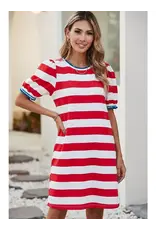 Betsy Ross Red Stripe Dress