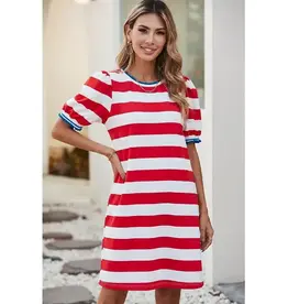 Betsy Ross Red Stripe Dress