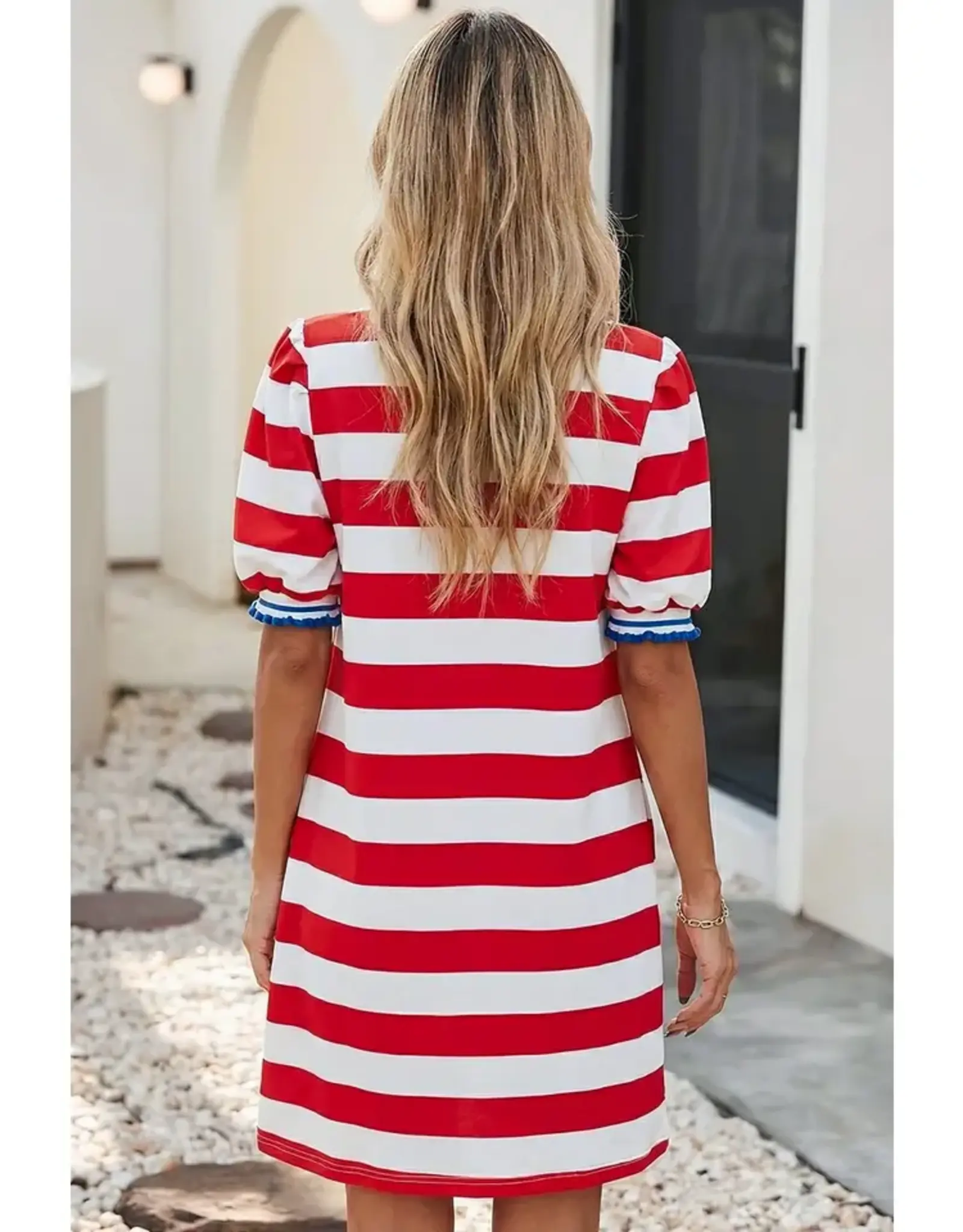 Betsy Ross Red Stripe Dress