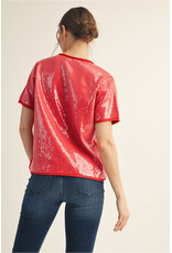 Silvi Sequin Sweater Top