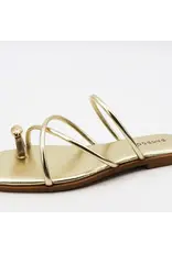 Debbie Strappy Gold Sandal