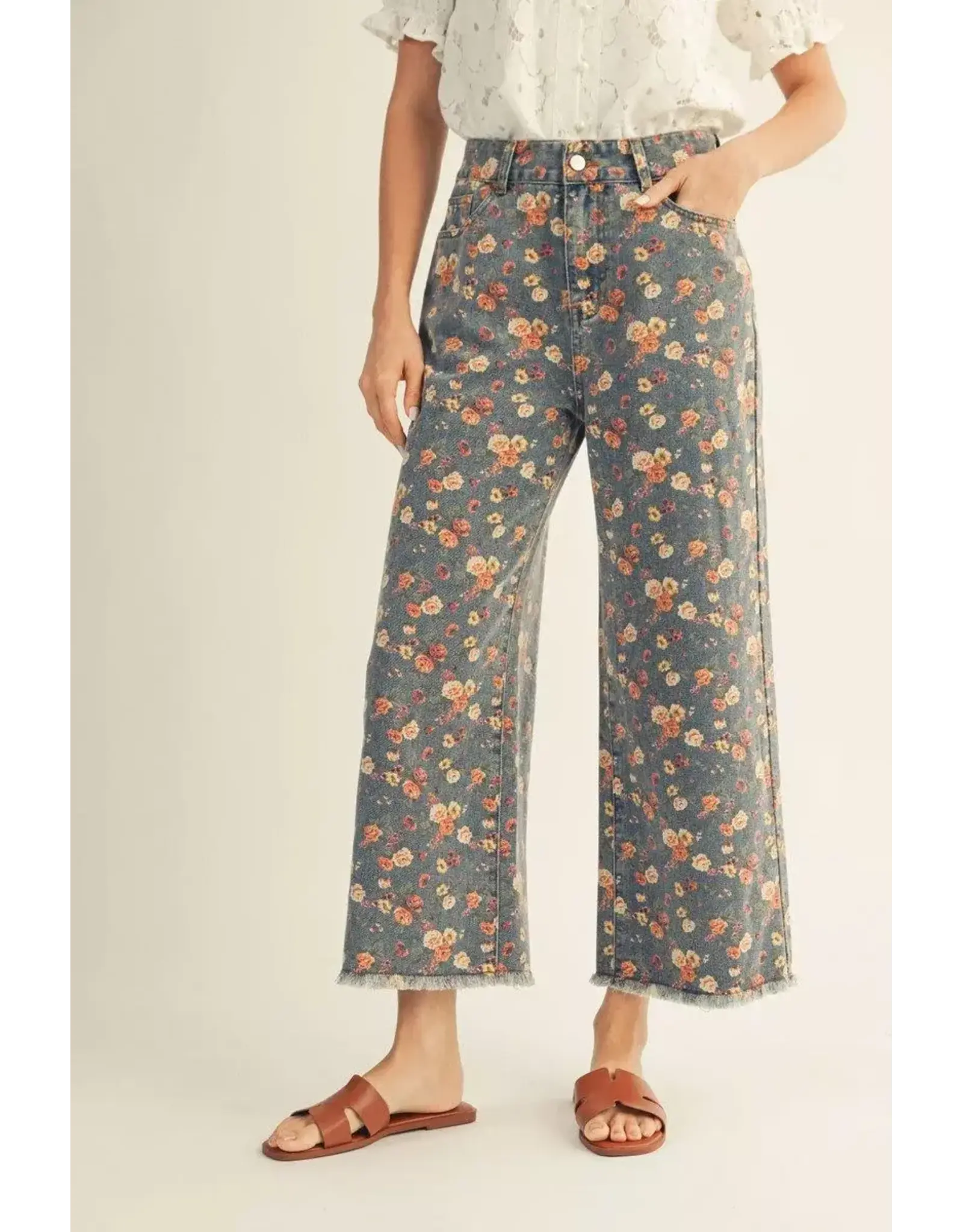 Rosey Floral Denim Jeans
