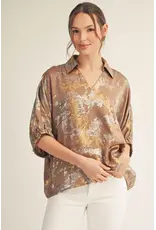 AHmazing Metallic Top