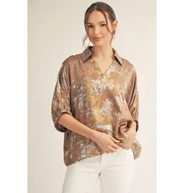 AHmazing Metallic Top