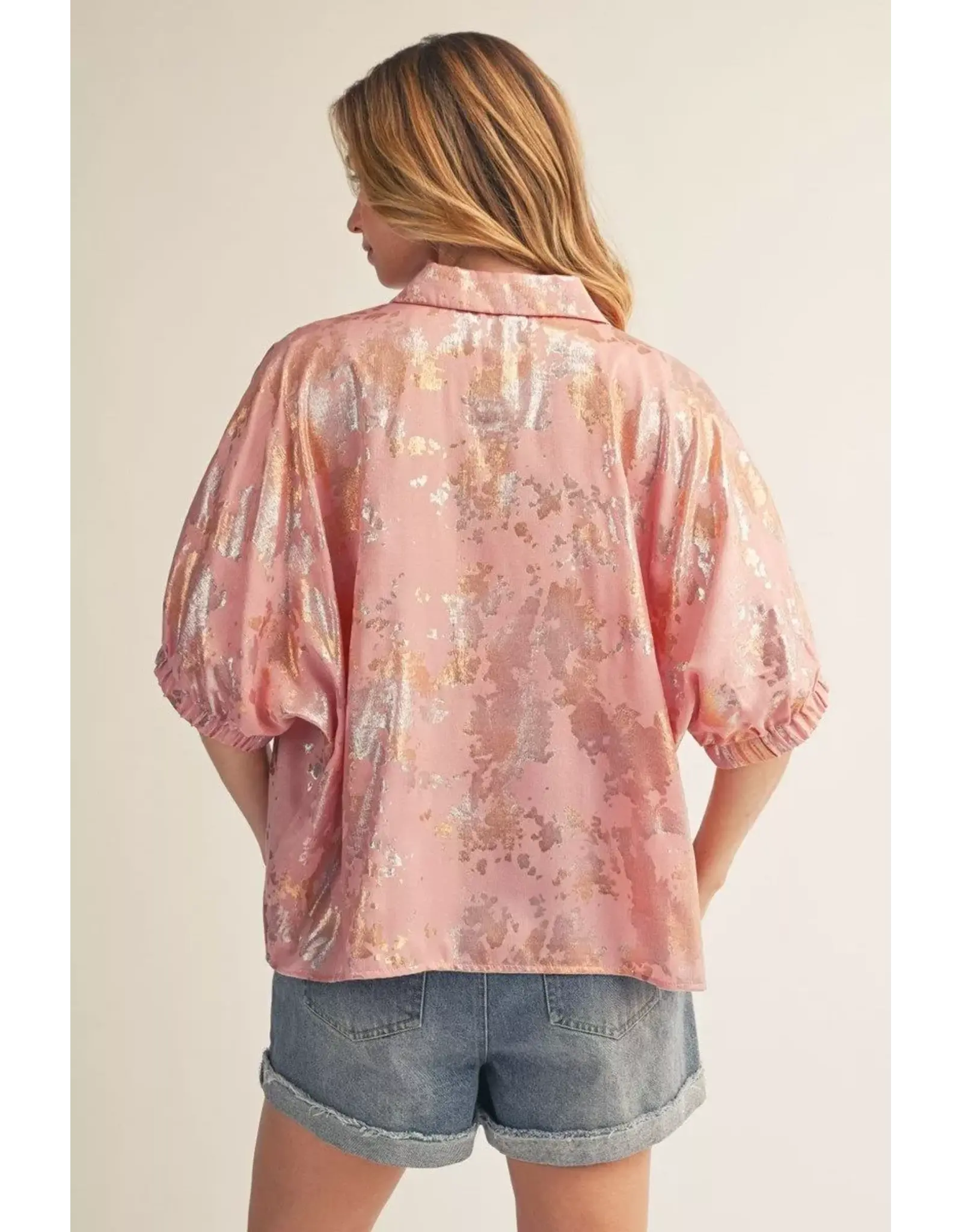 AHmazing Metallic Top