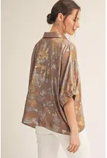 AHmazing Metallic Top