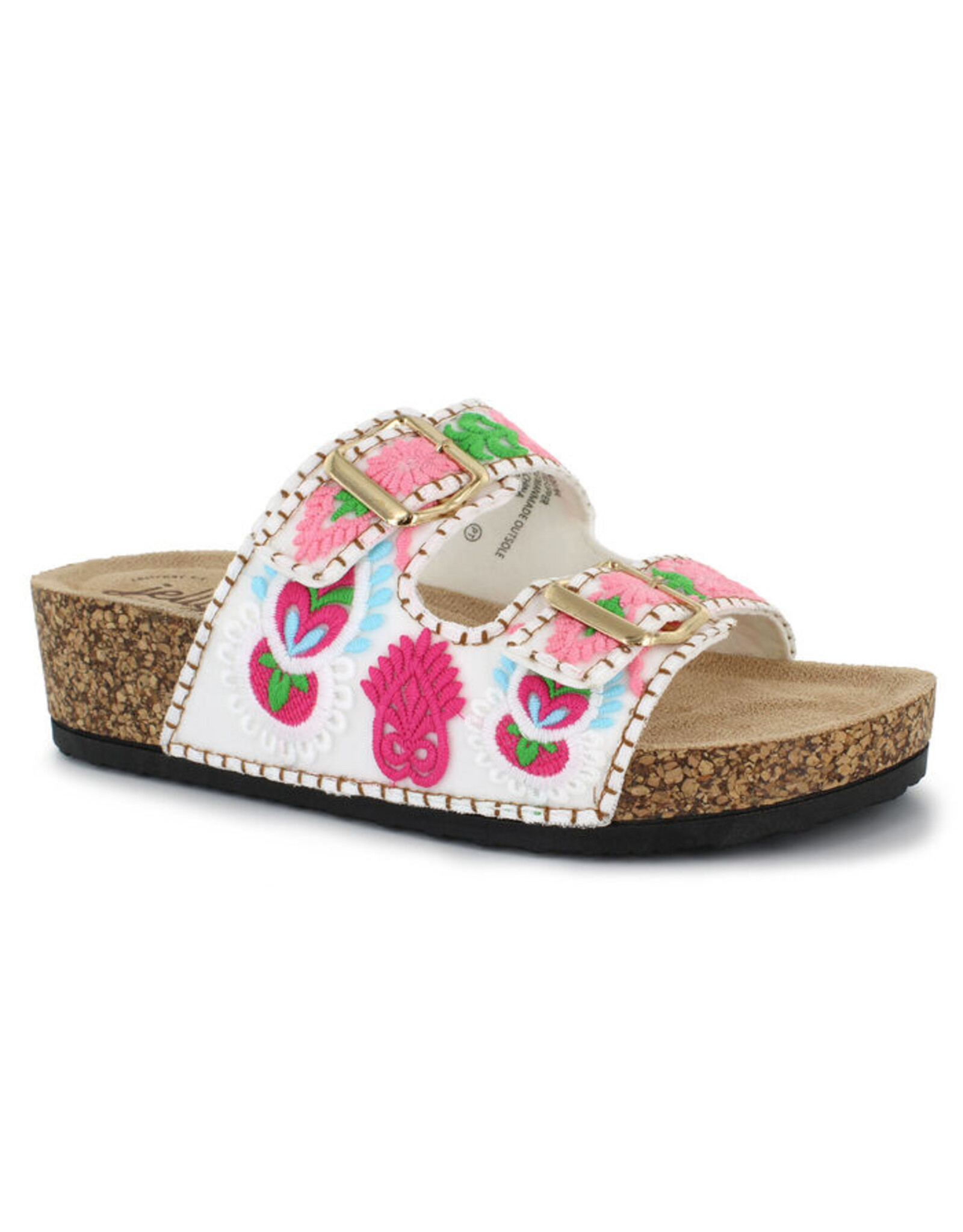 Adelina Multi Color Crochet Sandal