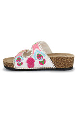 Adelina Multi Color Crochet Sandal