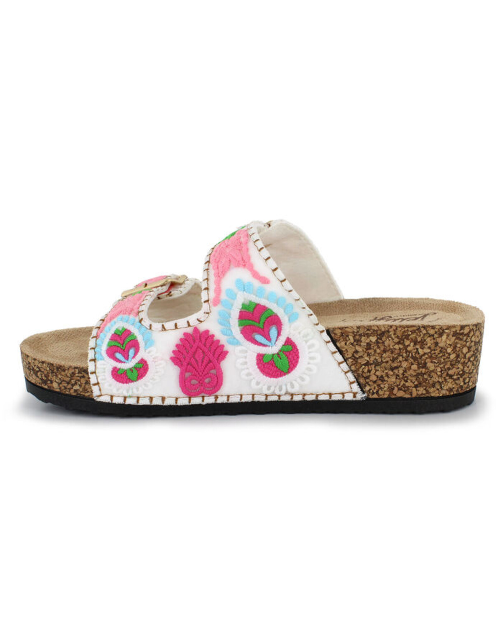 Adelina Multi Color Crochet Sandal