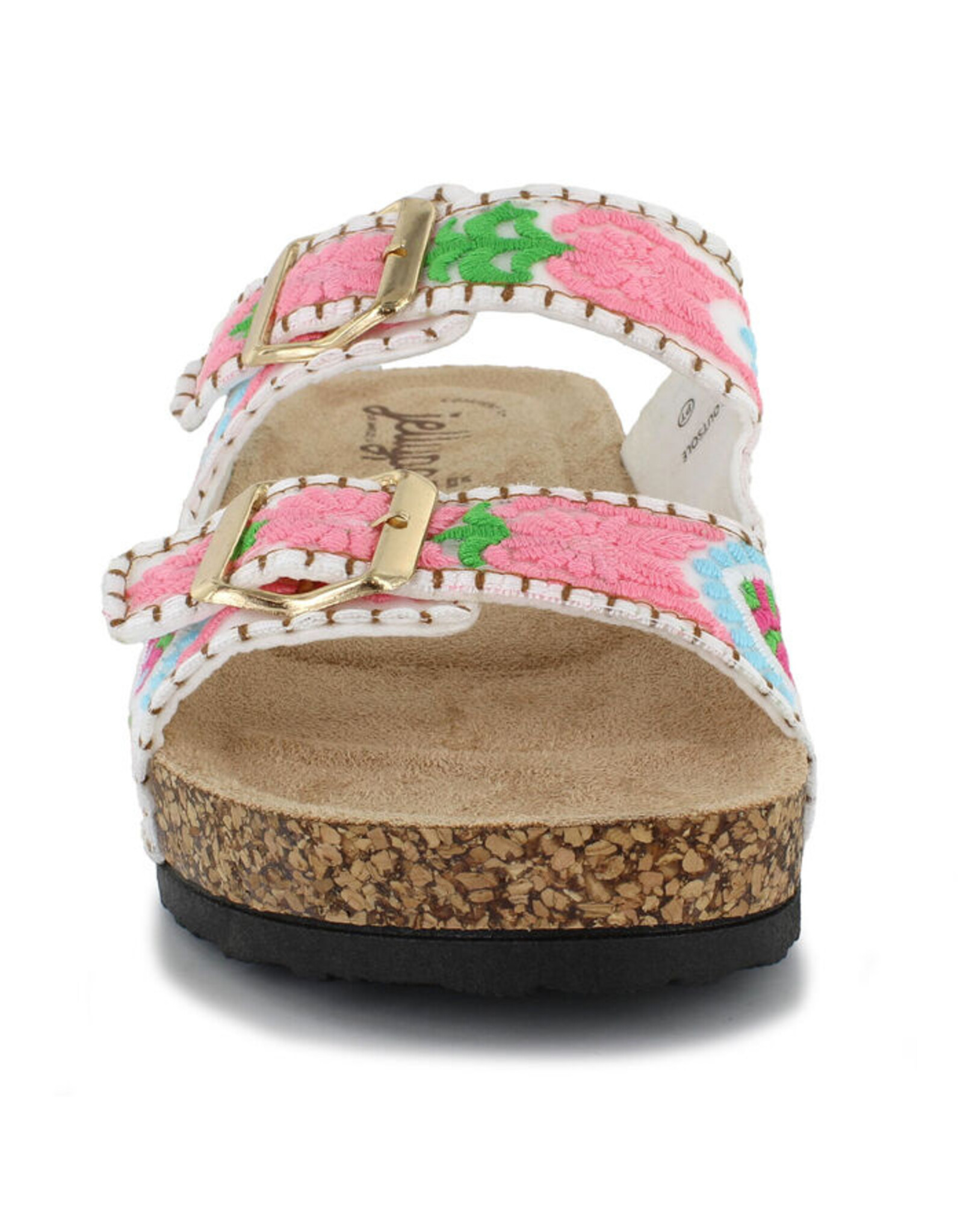 Adelina Multi Color Crochet Sandal