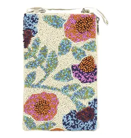 Tropical Garden Beaded Bag