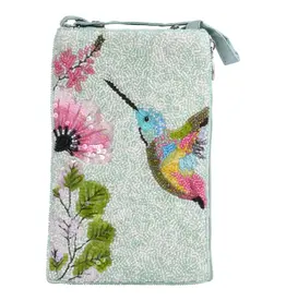 Hummingbird Beaded Bag